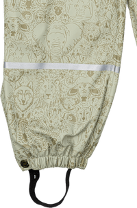 Regenbroek gevoerd, groen, maat 98/104, 1 st.