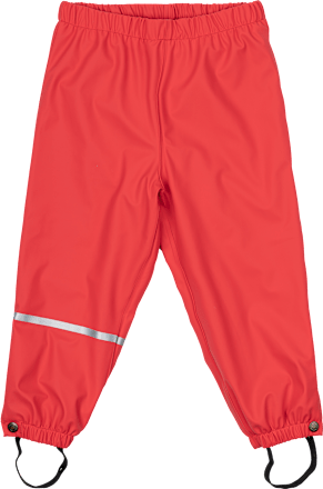 Regenhose gefüttert, rot, Gr. 86/92, 1 St