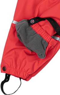 Regenhose gefüttert, rot, Gr. 98/104, 1 St