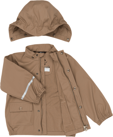 Regenjacke, braun, Gr. 122/128, 1 St