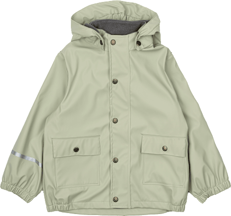 Gevoerde regenjas, groen, maat 98/104, 1 stuk