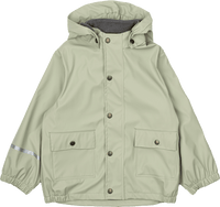 Regenjacke gefüttert, grün, Gr. 98/104, 1 St