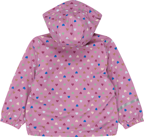 Regenjacke mit Punkte-Muster, lila, Gr. 122/128, 1 St