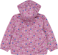 Regenjacke mit Punkte-Muster, lila, Gr. 122/128, 1 St