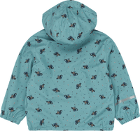 Regenjacke mit Waschbär-Muster, blau, Gr. 110/116, 1 St
