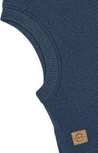 Schlupfmütze mit Merinowolle, blau, Gr. 98/104, 1 St Mikk-Line