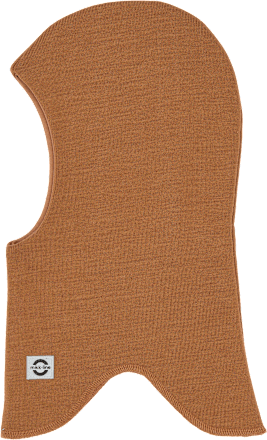Merino wollen muts, bruin, maat 110/116, 1 stuk