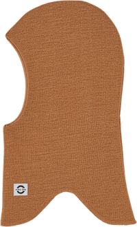Merino wollen muts, bruin, maat 110/116, 1 stuk
