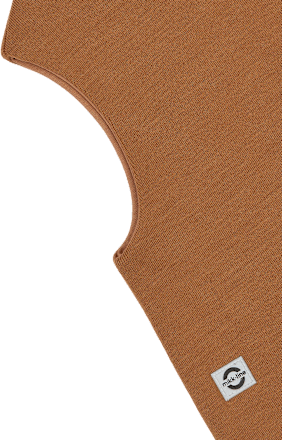 Merino wollen muts, bruin, maat 110/116, 1 stuk