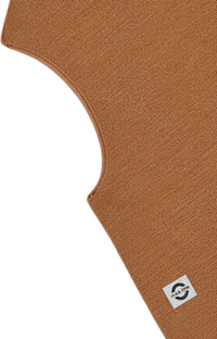 Merino wollen muts, bruin, maat 110/116, 1 stuk