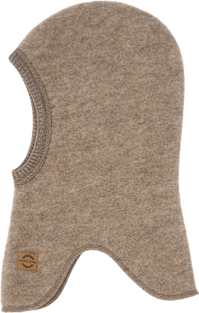 Schlupfmütze mit Merinowolle, braun, Gr. 110/116, 1 St