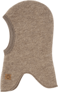 Schlupfmütze mit Merinowolle, braun, Gr. 110/116, 1 St