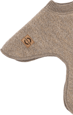 Schlupfmütze mit Merinowolle, braun, Gr. 98/104, 1 St Mikk-Line