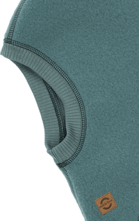 Mikk-Line Schlupfmütze mit Merinowolle, grün, Gr. 110/116, 1 St
