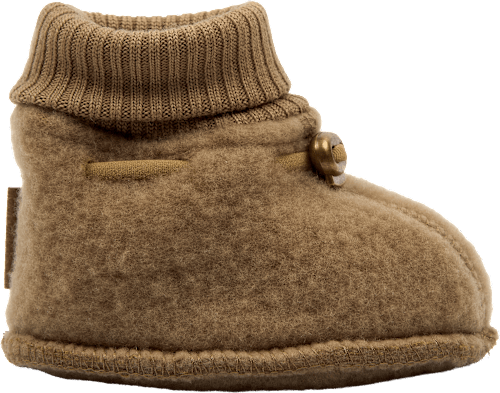 Schuhe mit Merinowolle, gold, Gr. 74/80, 1 St