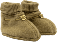 Schoenen met merinowol, kaki, maat 74/80, 1 stuk