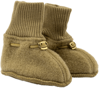 Schoenen met merinowol, kaki, maat 74/80, 1 stuk