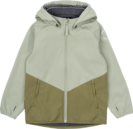 Softshelljack, groen, maat 110/116, 1 stuk