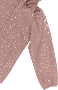 Softshelljacke mit Herz-Muster, mauve, Gr. 110/116, 1 St Mikk-Line
