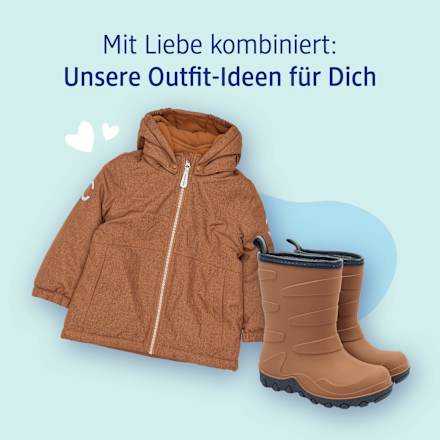 Winterjacke, braun, Gr. 110/116, 1 St
