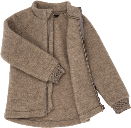 Wolljacke, braun, Gr. 134/140, 1 St