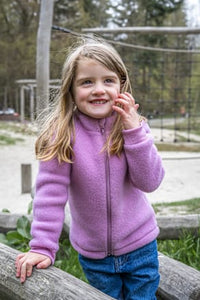 Wolljacke, rosa, Gr. 122/128, 1 St