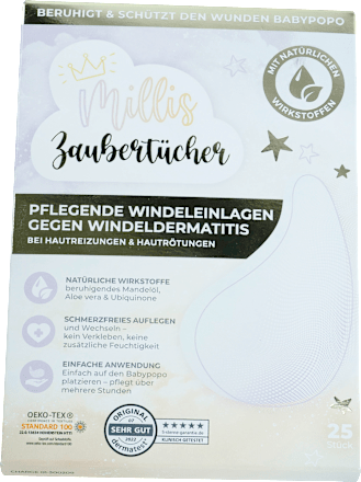 Windeleinlage Millis Zaubertücher pflegend, 25 St
