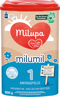 Anfangsmilch 1 Milumil von Geburt an, 800 g