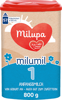 Anfangsmilch 1 Milumil von Geburt an, 800 g