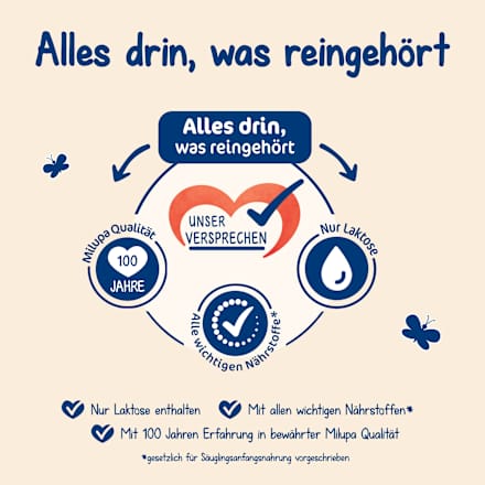 Anfangsmilch 1 Milumil von Geburt an, 800 g