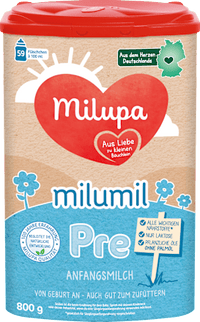Anfangsmilch Pre Milumil von Geburt an, 800 g