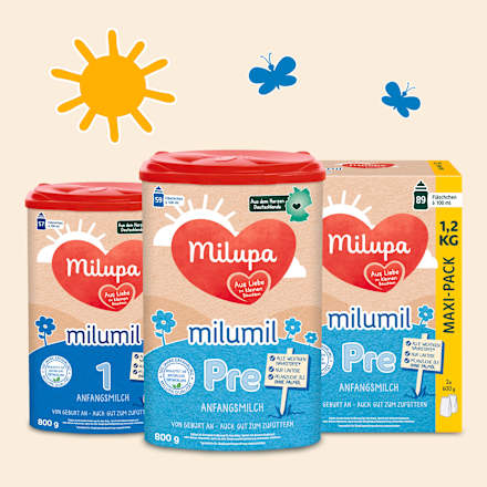 Anfangsmilch Pre Milumil von Geburt an, 800 g