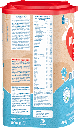 Anfangsmilch Pre Milumil von Geburt an, 800 g