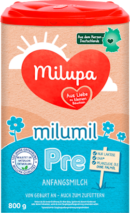 Anfangsmilch Pre Milumil von Geburt an, 800 g