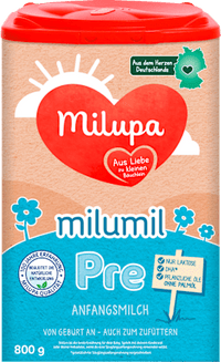 Anfangsmilch Pre Milumil von Geburt an, 800 g