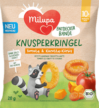 Babysnack Knusperkringel Tomate & Karotte-Kürbis ab 10+ Monaten, 20 g