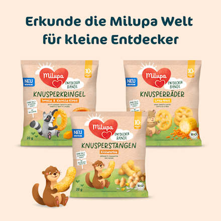 Babysnack Knusperstangen Kichererbse ab 10+ Monaten, 20 g
