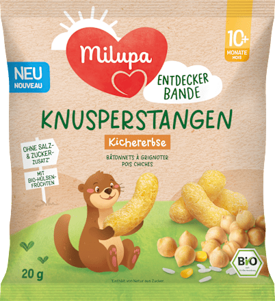 Babysnack Knusperstangen Kichererbse ab 10+ Monaten, 20 g