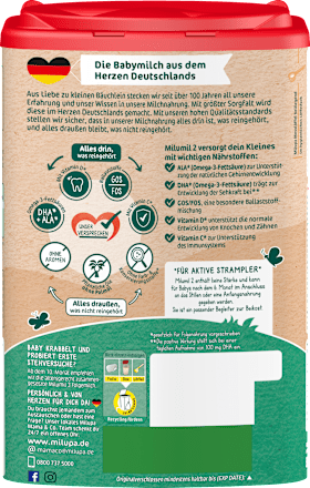 Folgemilch 2 Milumil nach dem 6.Monat, 800 g