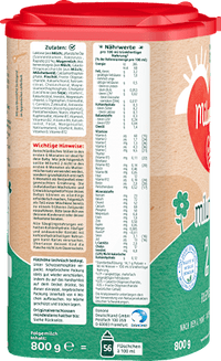 Folgemilch 2 Milumil nach dem 6.Monat, 800 g