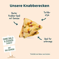 Kindersnack Knabberecken buntes Gemüse ab 3+ Jahren, 30 g