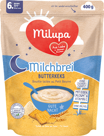 Milchbrei Butterkeks Gute Nacht, ab 6. Monat, 400 g