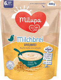 Milchbrei Grieß Miluvit ab dem 6. Monat, 400 g