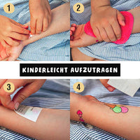 Kinder Haut-Tattoos temporär lila Set 30 tlg., 1 St