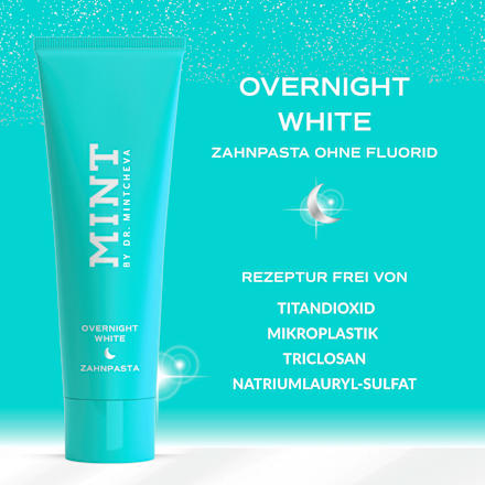 Tandpasta Overnight White fluoridevrij, 85 ml