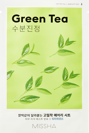 Sheetmasker Airy Fit Groene Thee, 1 st