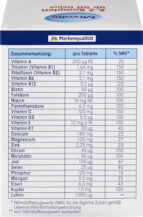 AZ Komplett Depot vanaf 50 tabletten, 100 stuks, 150 g