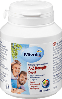 AZ Komplett Depot, tabletten, 100 stuks, 144 g