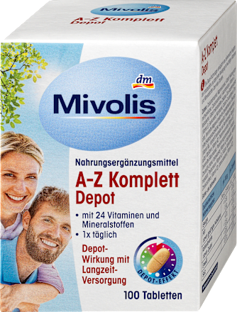 AZ Komplett Depot, tabletten, 100 stuks, 144 g