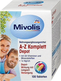 AZ Komplett Depot, tabletten, 100 stuks, 144 g